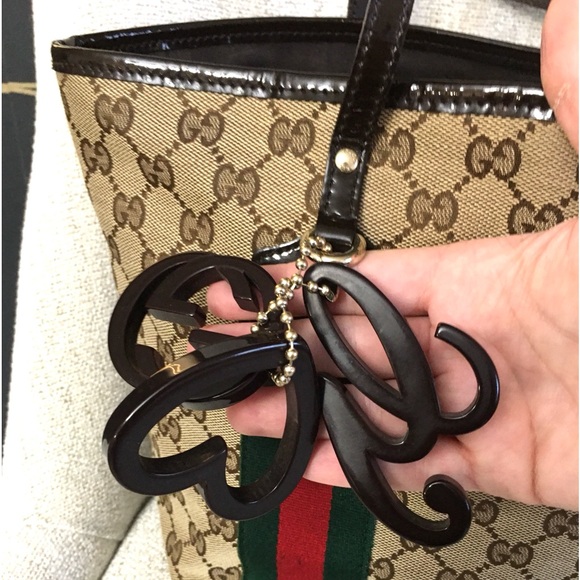 Authentic Gucci Sherry Line tote bag brown monogram canvas - Picture 3 of 16